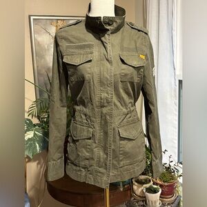 Old Navy Women's Utility Jacket in Olive Green Small